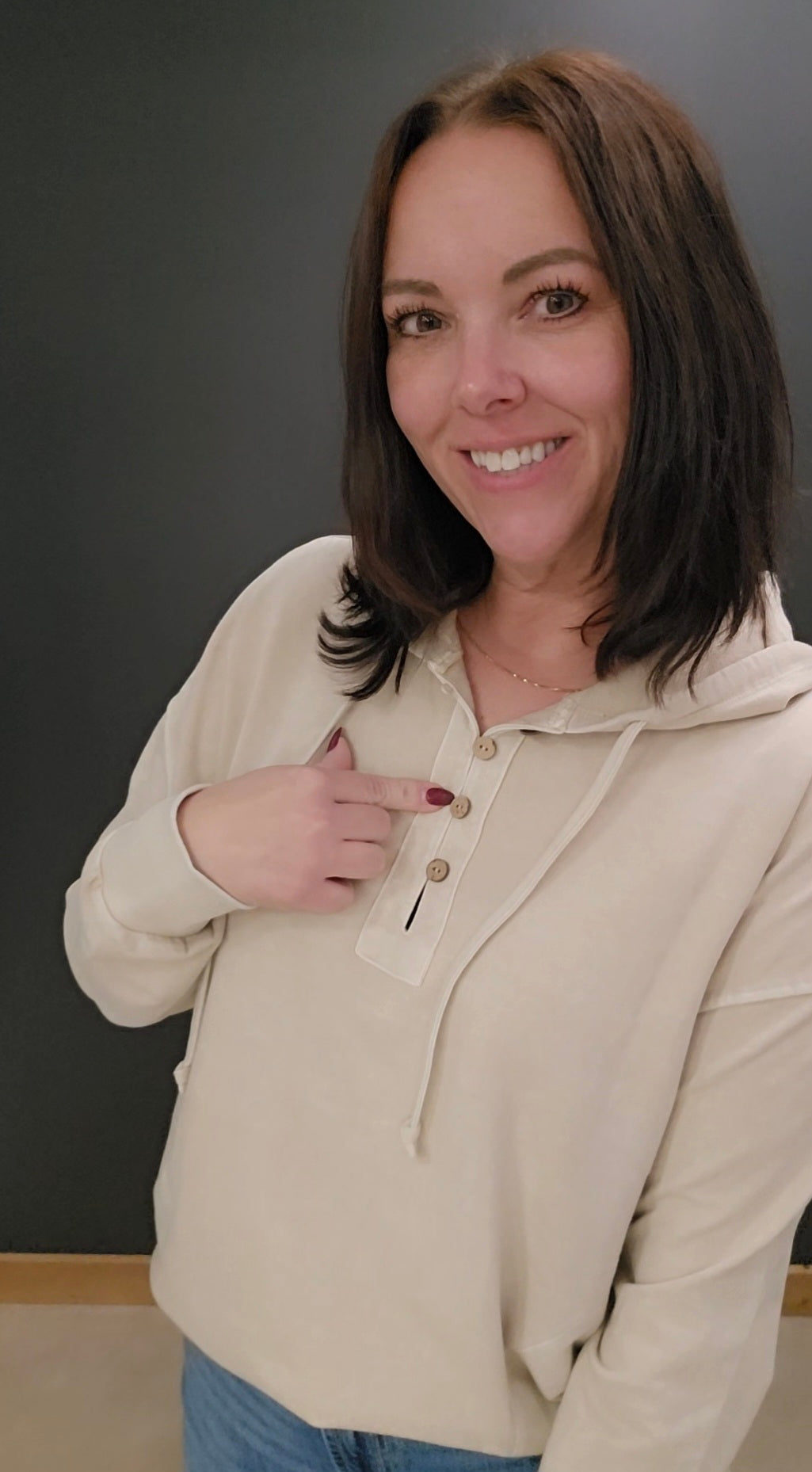 Presley Henley Hoodie