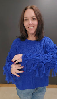 Velma Fringe Sweater