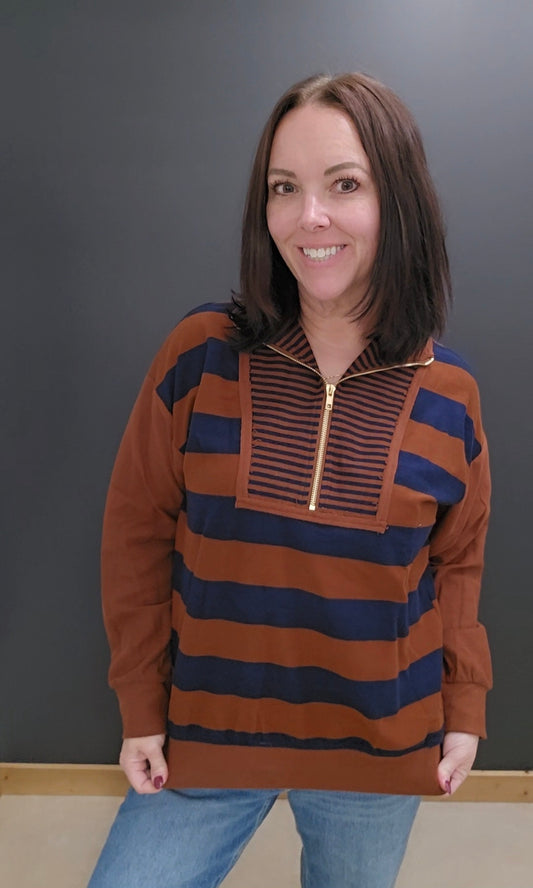 Celeste Stripe Pullover