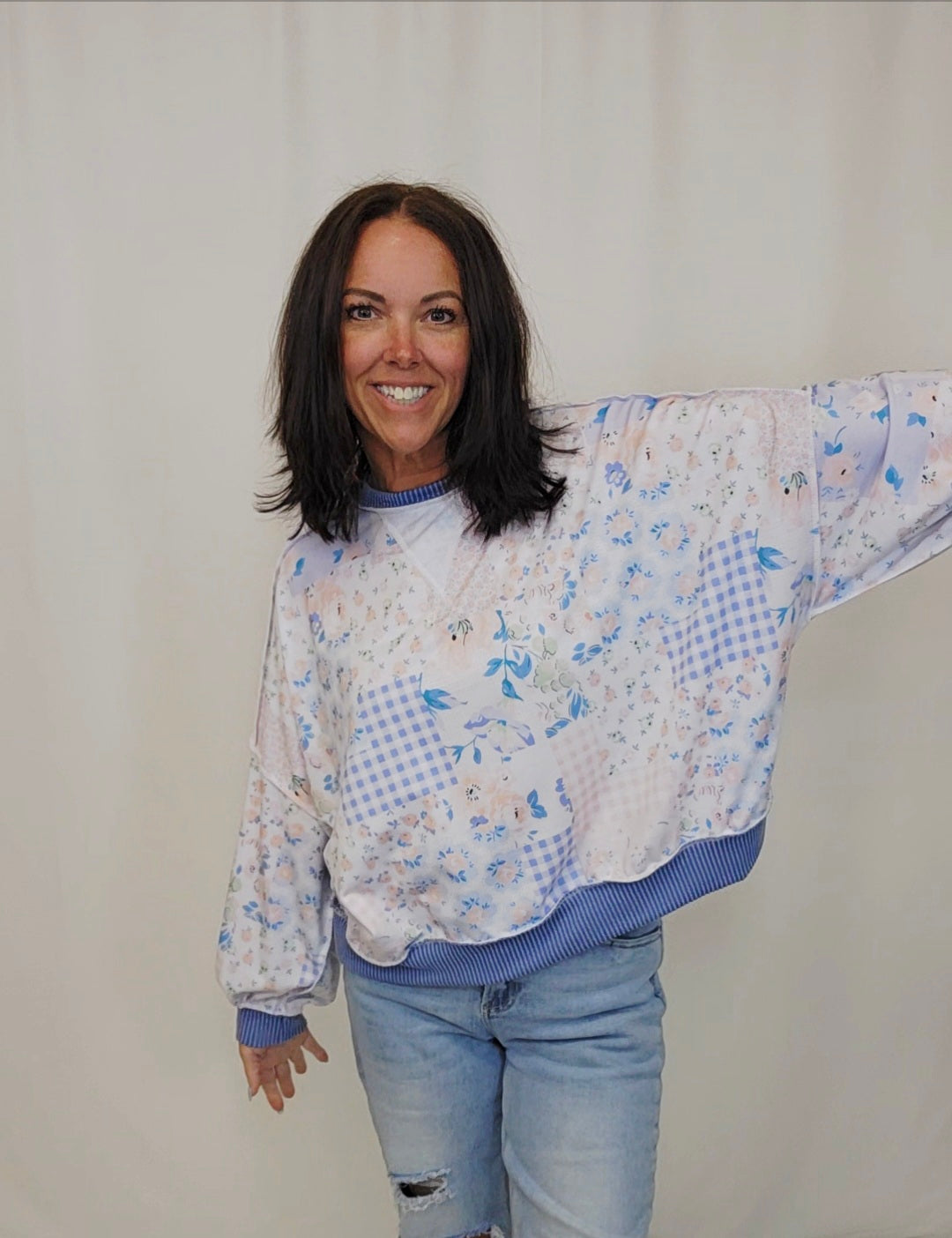 Pam Patchwork Top