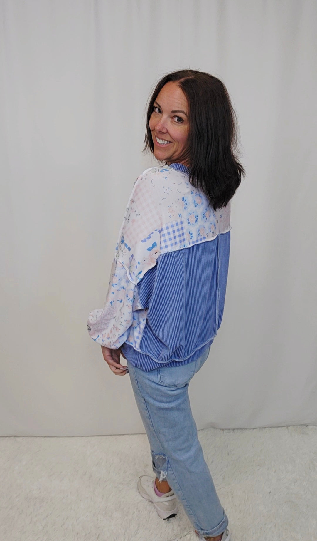 Pam Patchwork Top