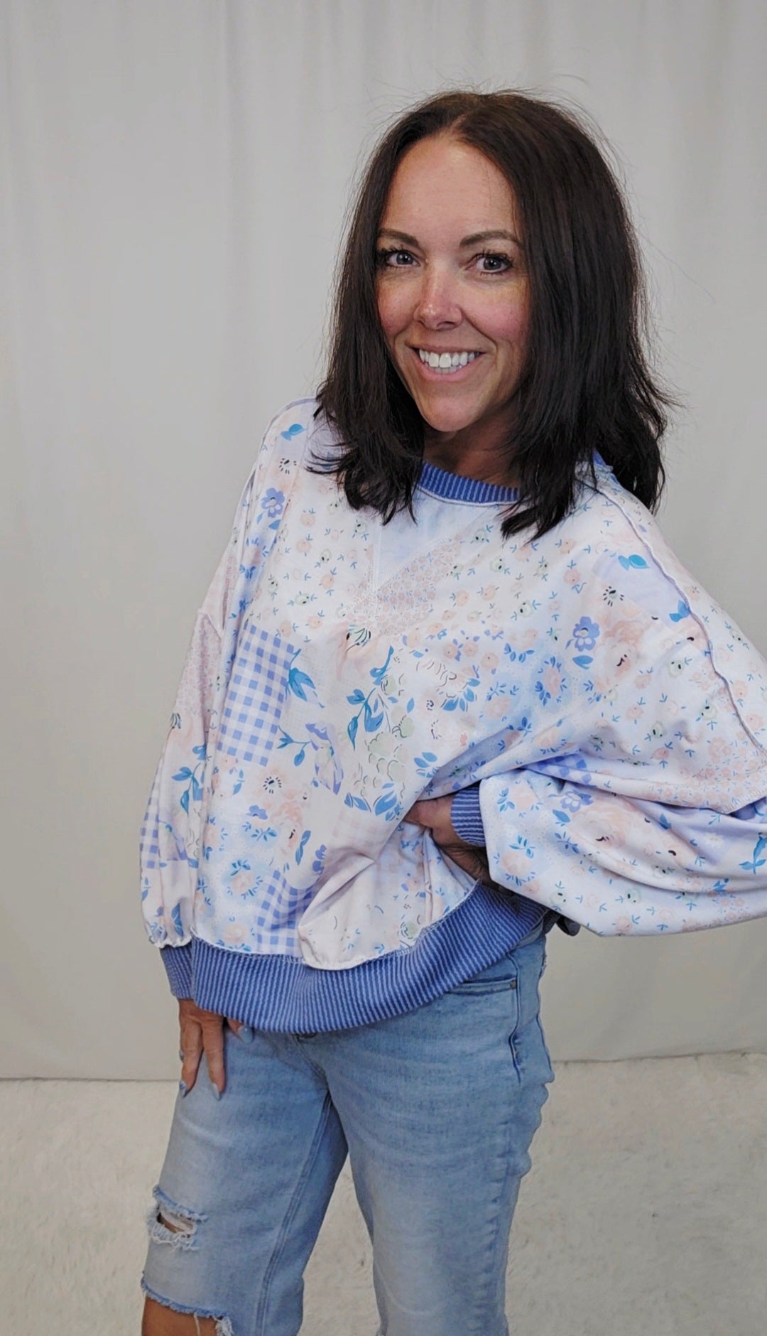 Pam Patchwork Top
