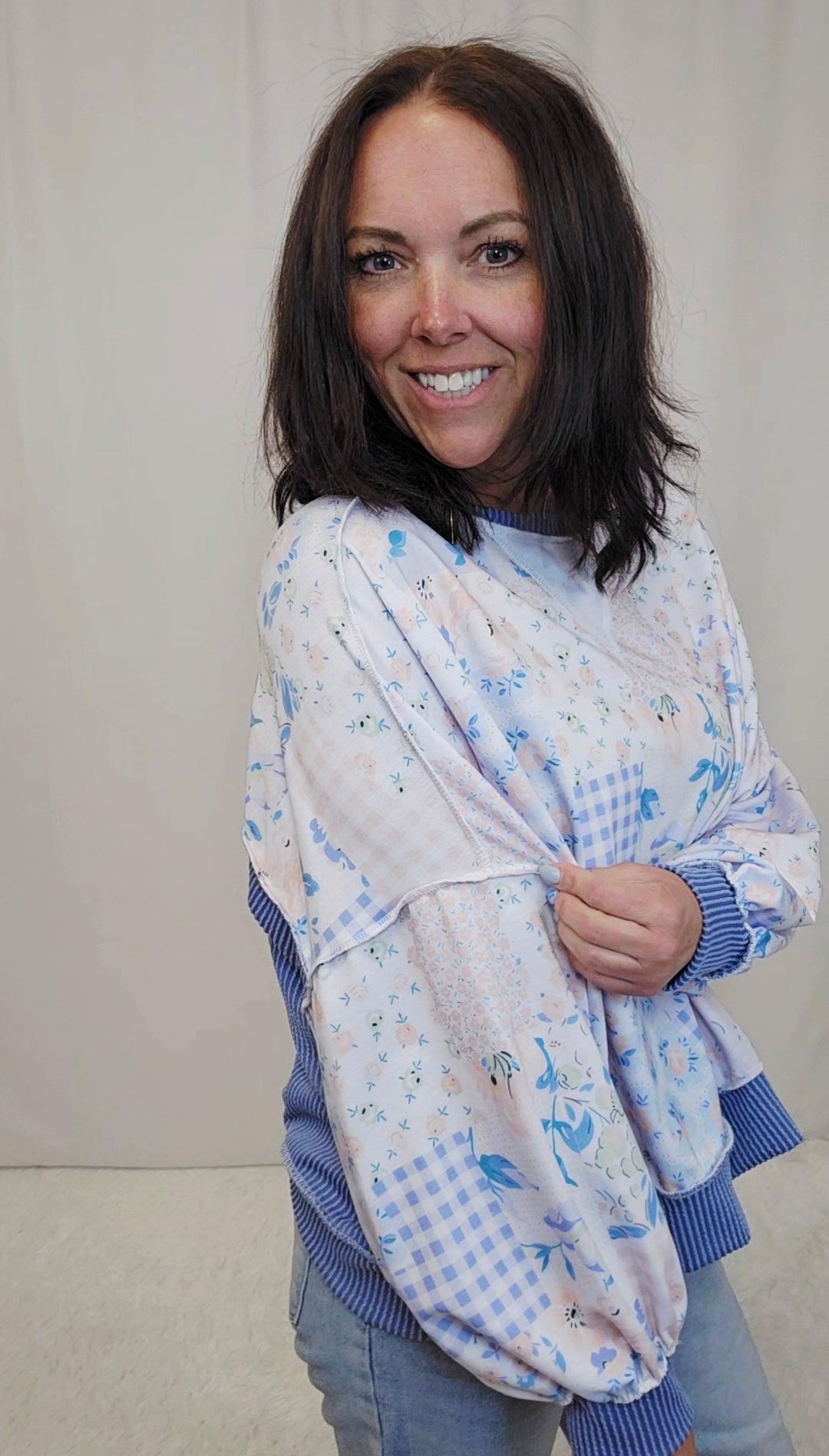 Pam Patchwork Top