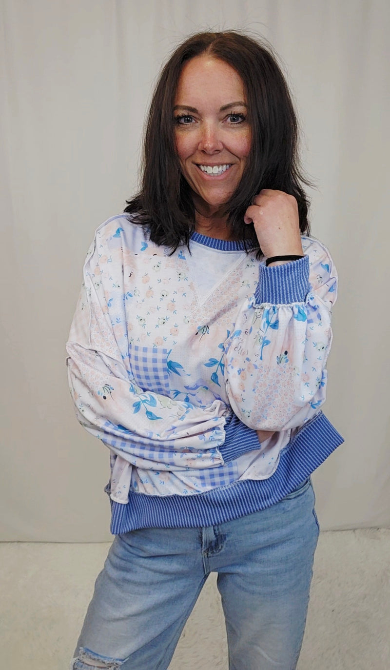 Pam Patchwork Top