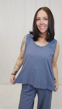Cotton Laid-Back Tank SET
