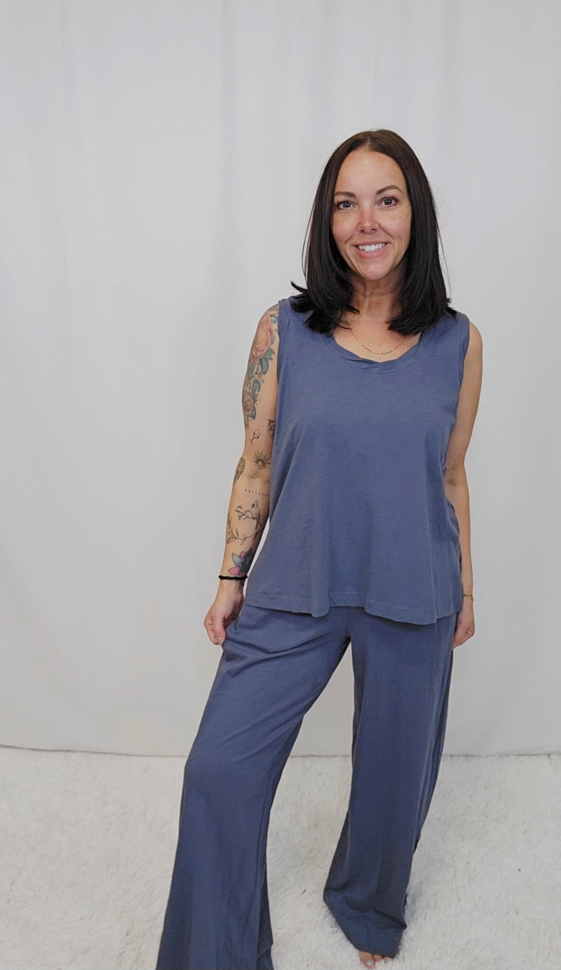 Cotton Laid-Back Tank SET