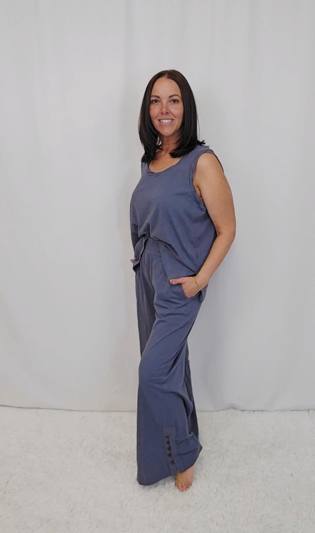 Cotton Laid-Back Tank SET