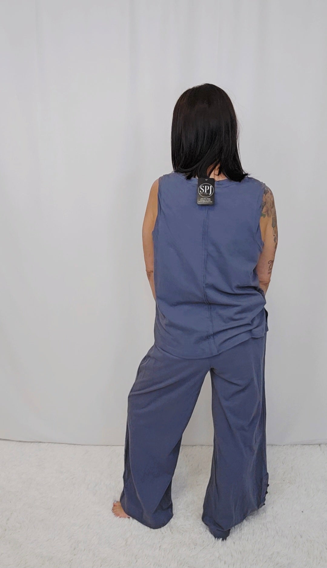 Cotton Laid-Back Tank SET
