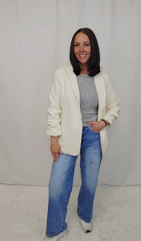 Ava Cream Blazer