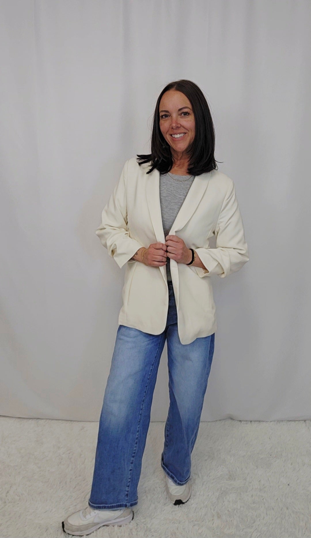 Ava Cream Blazer