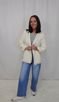 Ava Cream Blazer