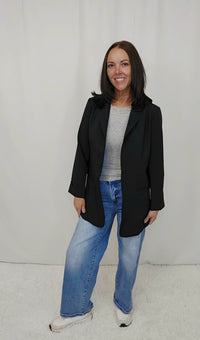Aria Black Blazer