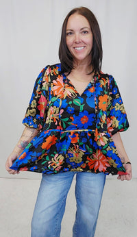 Floral Babydoll Top