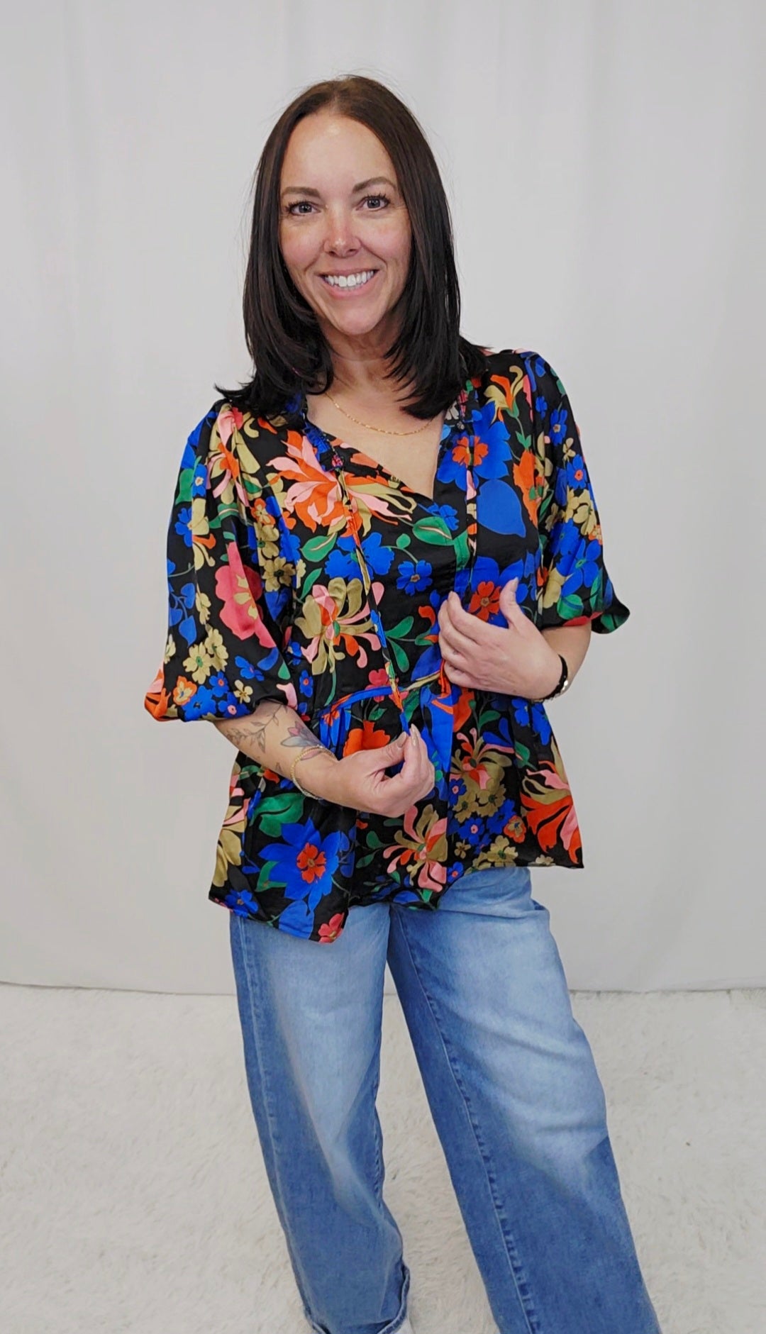 Floral Babydoll Top