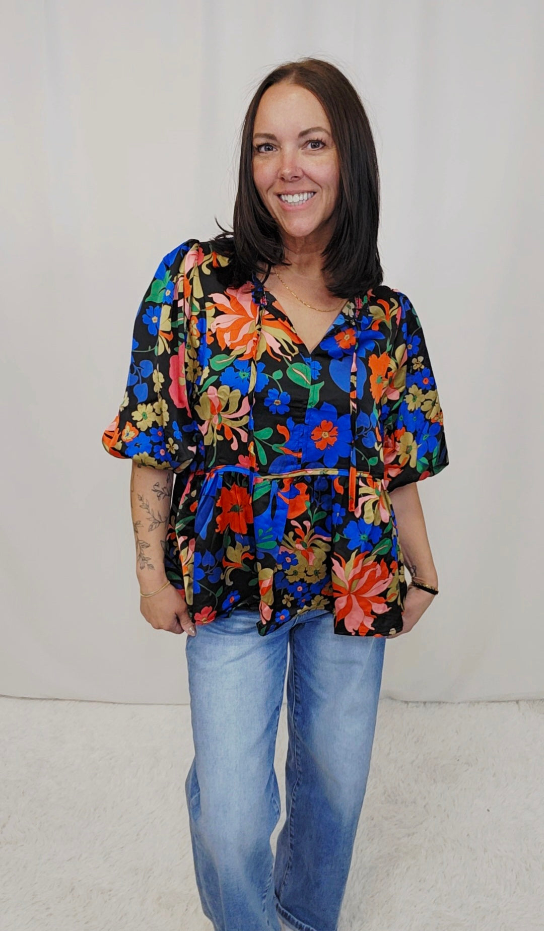Floral Babydoll Top