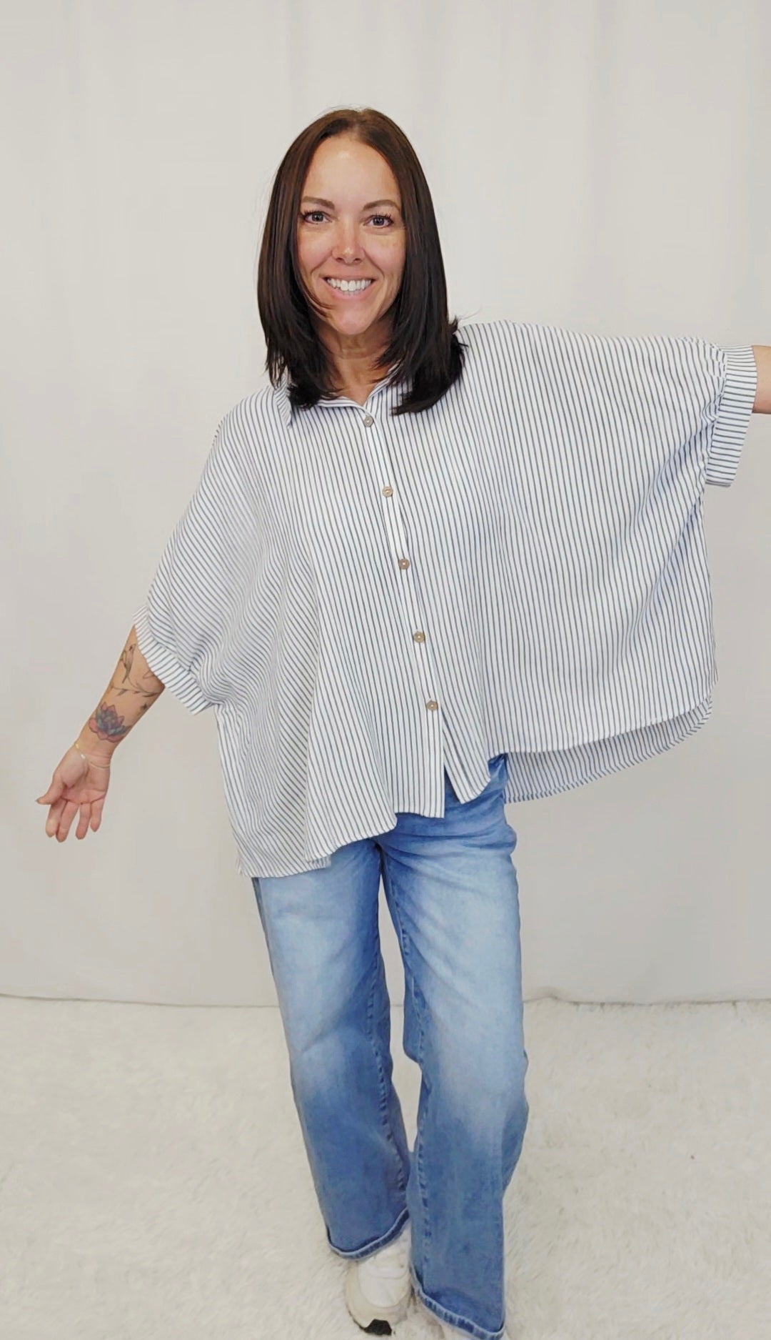 Bobbi Stripe Blouse