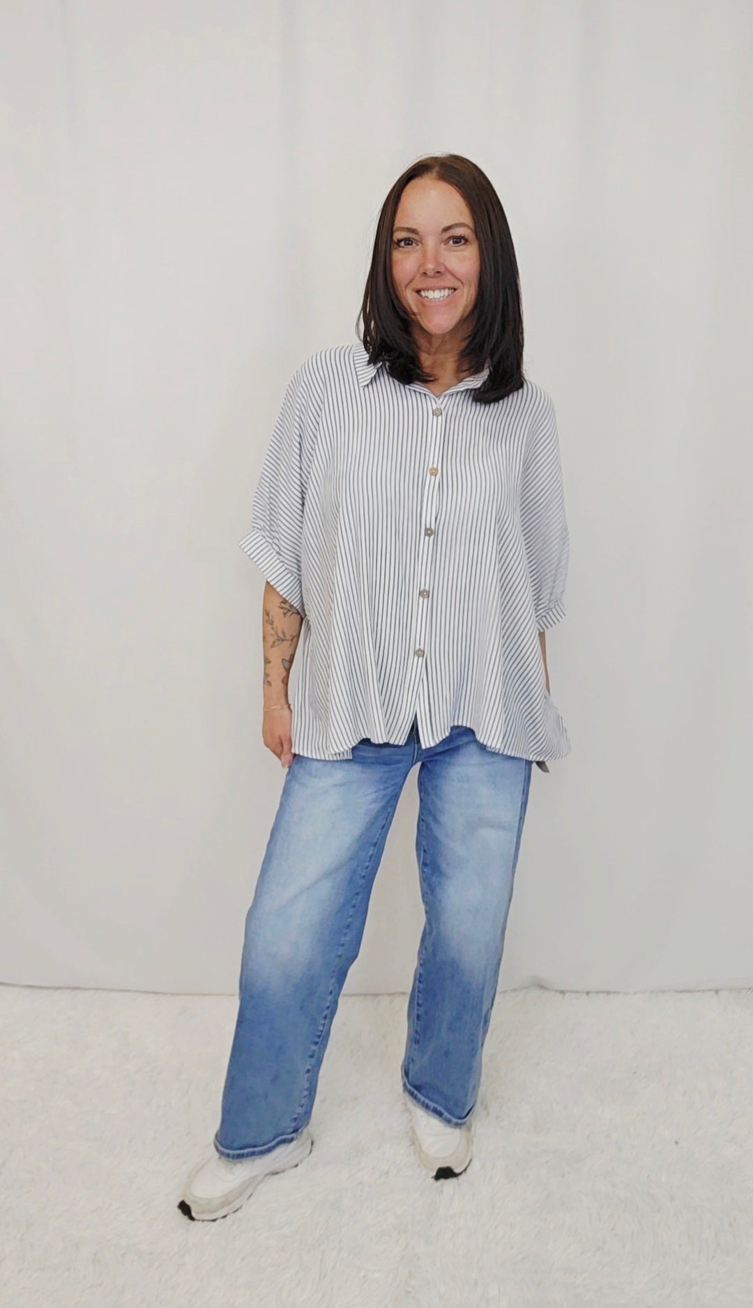 Bobbi Stripe Blouse