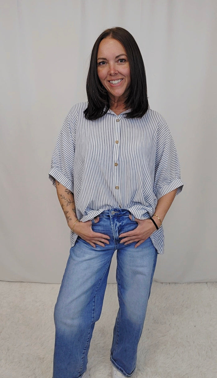 Bobbi Stripe Blouse