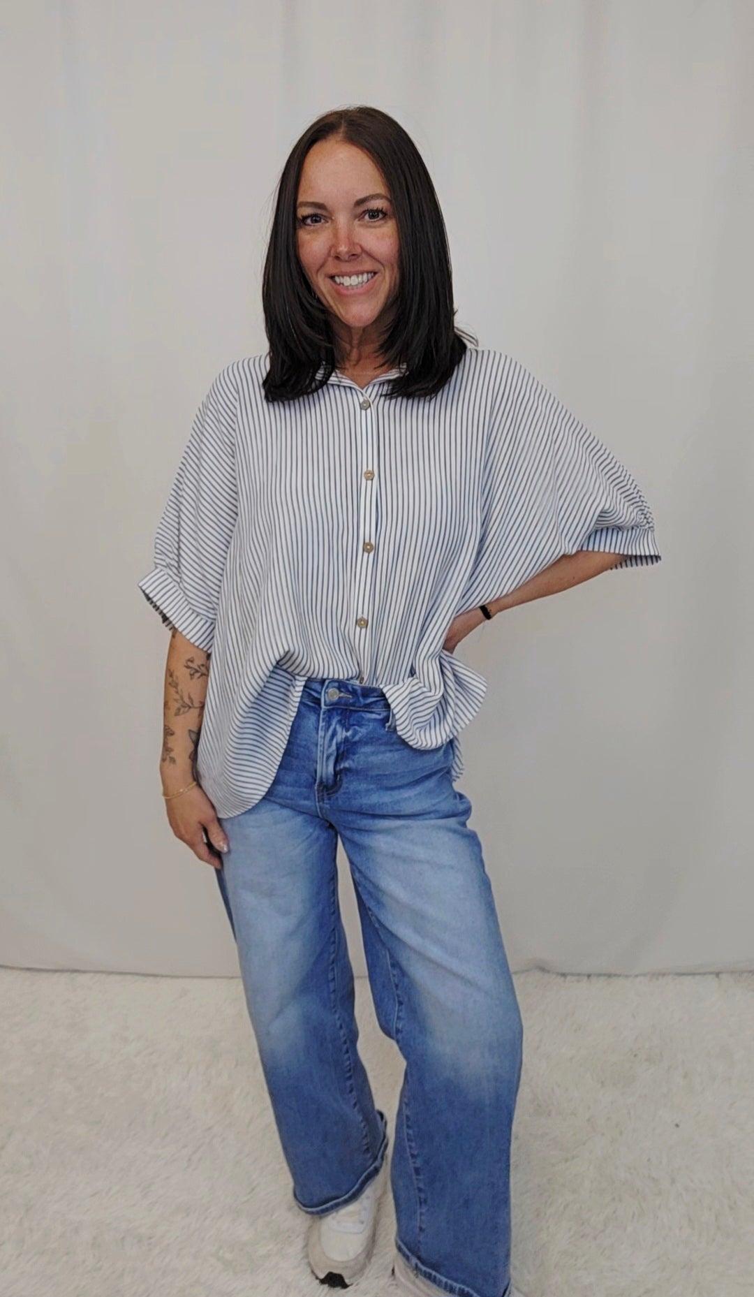 Bobbi Stripe Blouse
