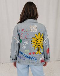 Denim Patch/Print Jacket