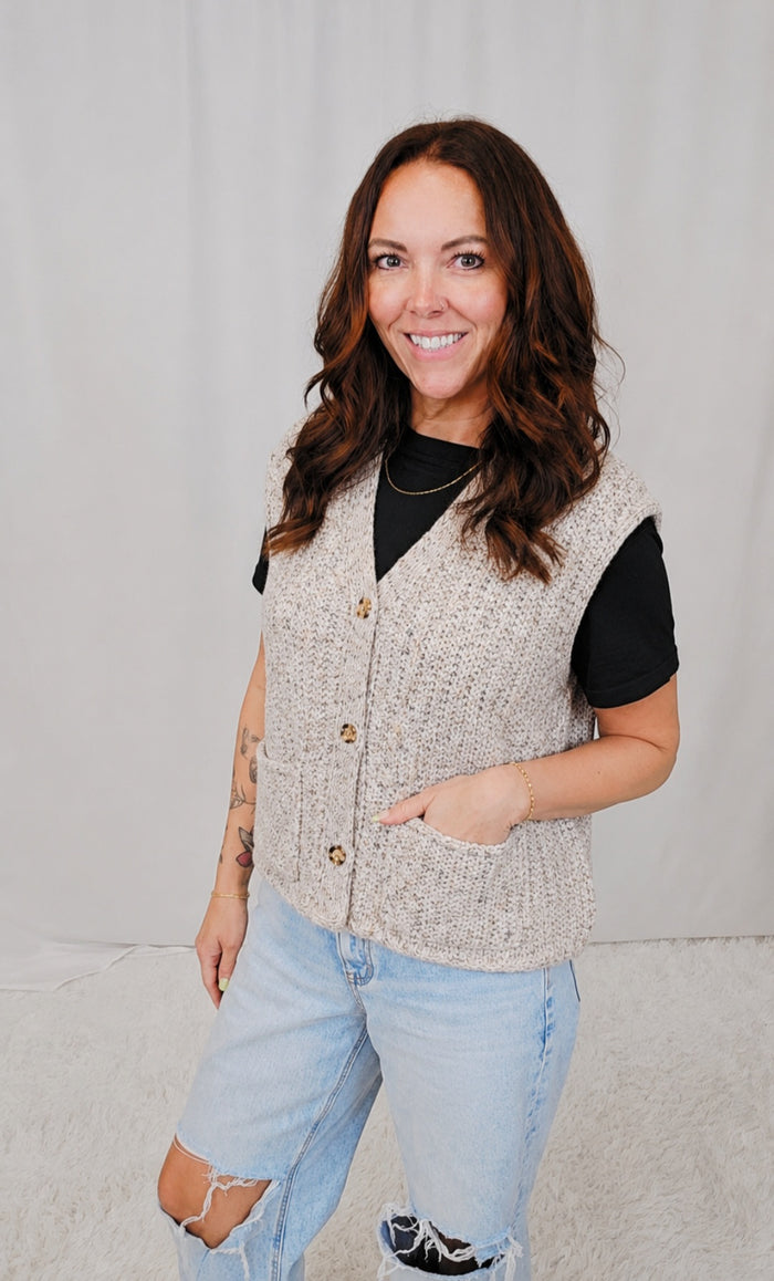 Briar Button Vest
