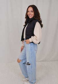 Becky Black Vest