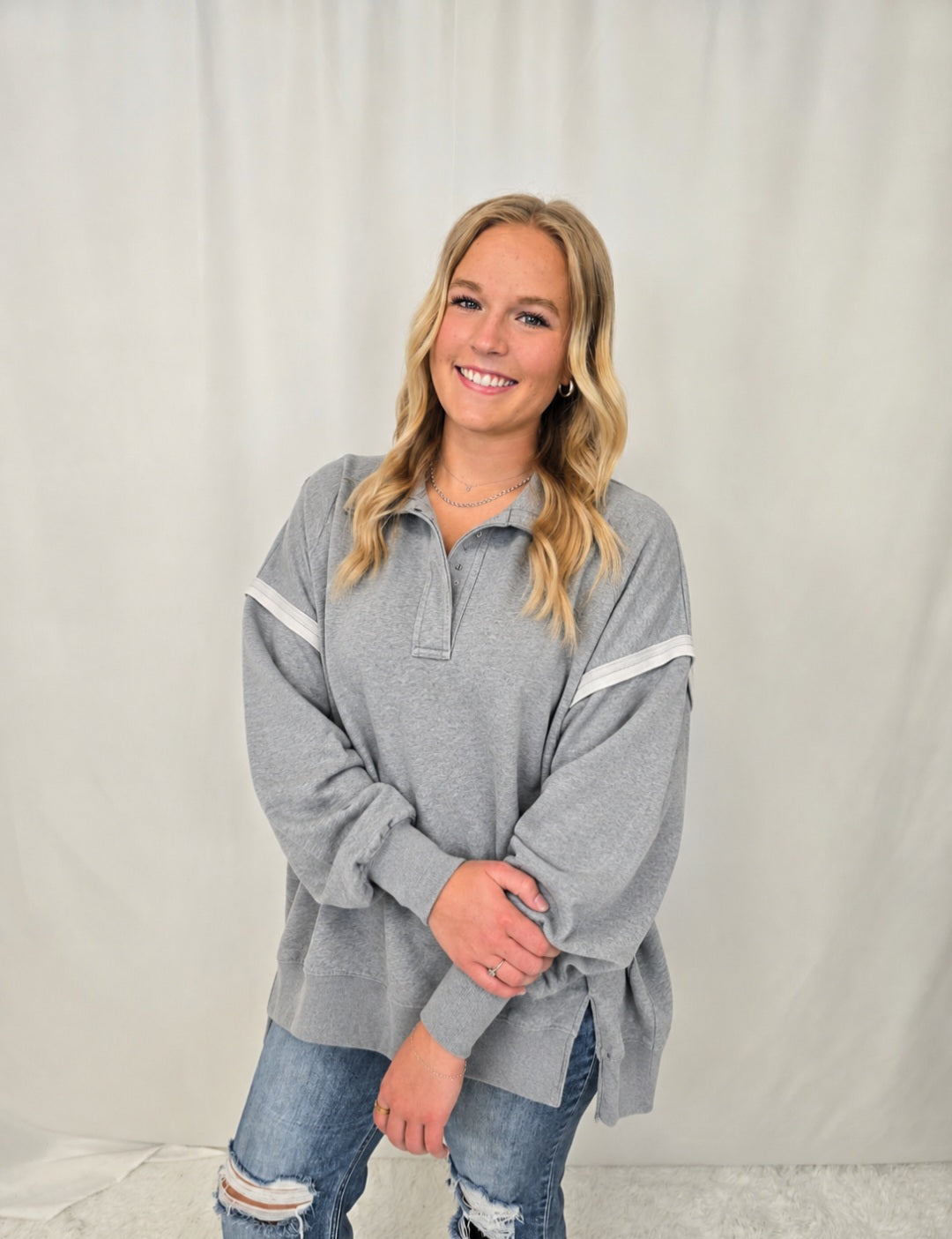 Tamika Henley Sweatshirt