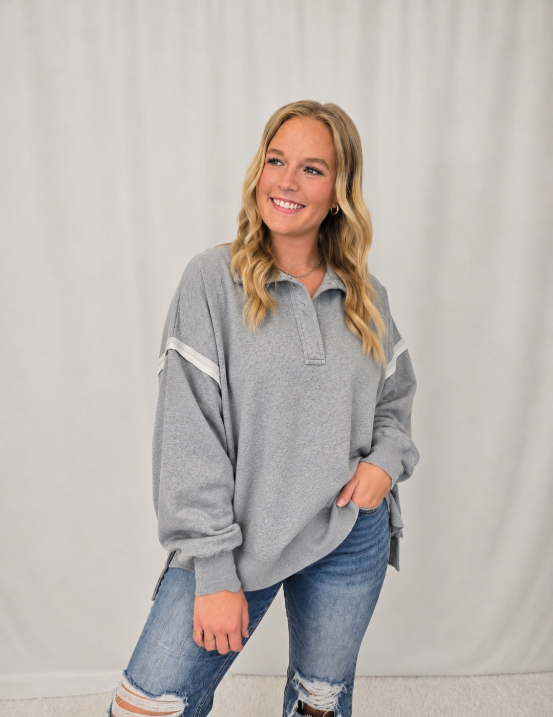 Tamika Henley Sweatshirt