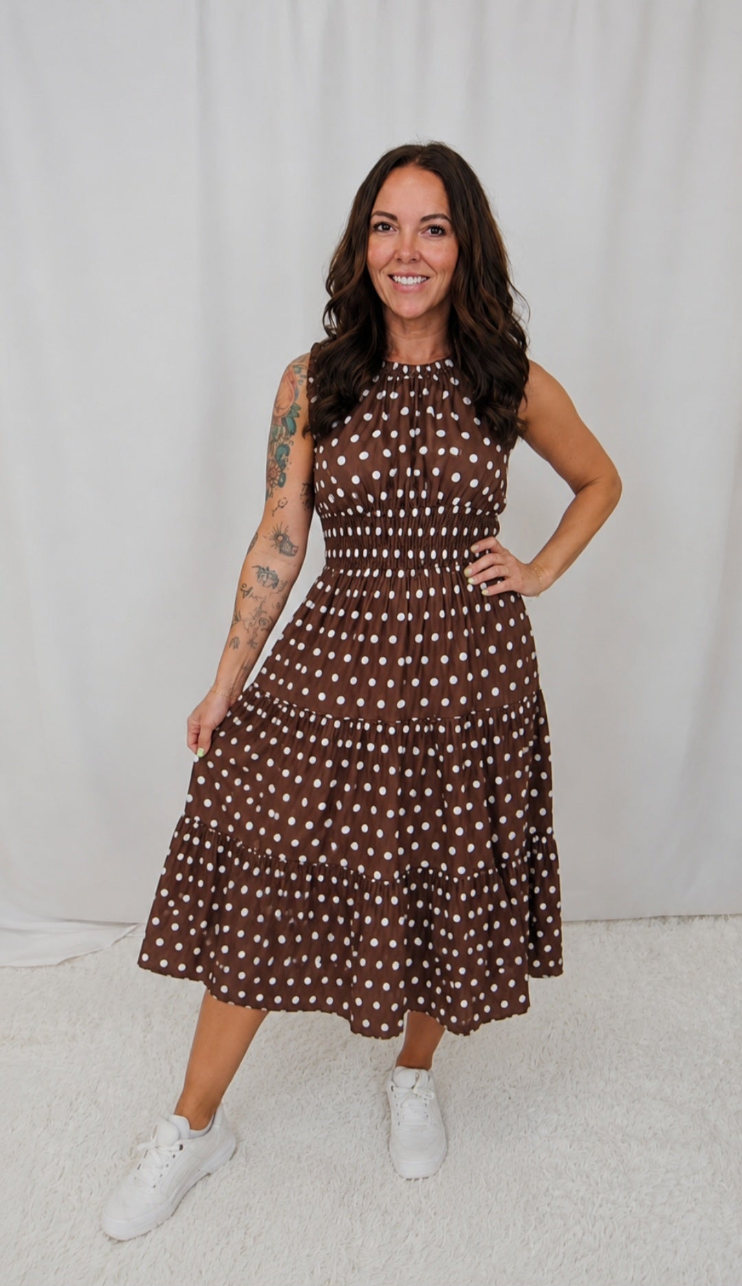 Pamela Polka Dot Dress