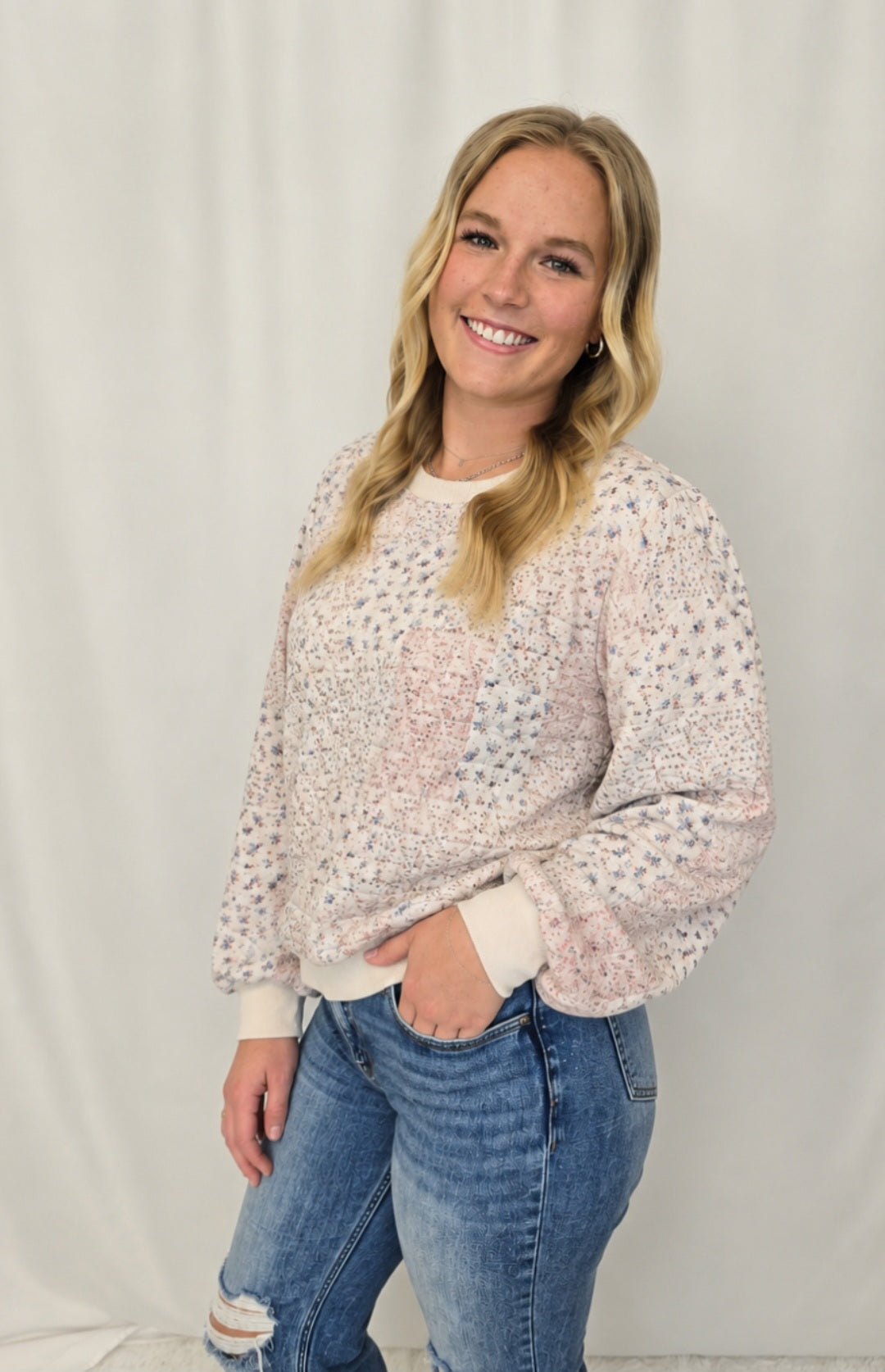 Peggy Patchwork Top