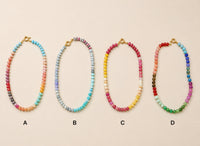 Stone Glass Necklace