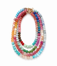 Stone Glass Necklace