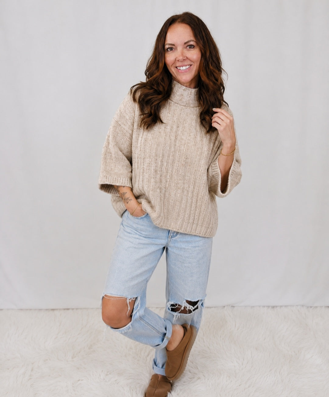 Blythe Mock Neck