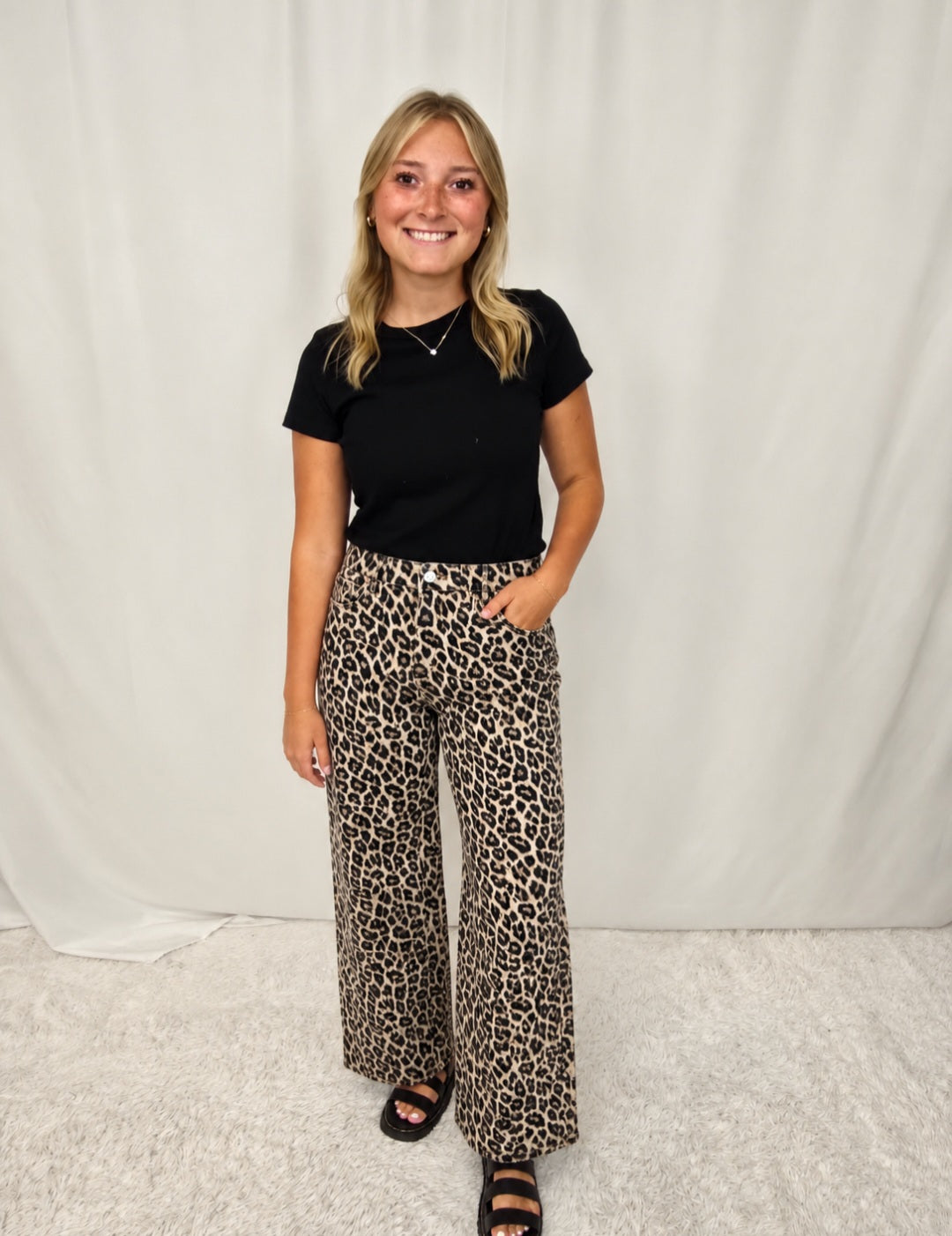 Lizy Leopard Jean