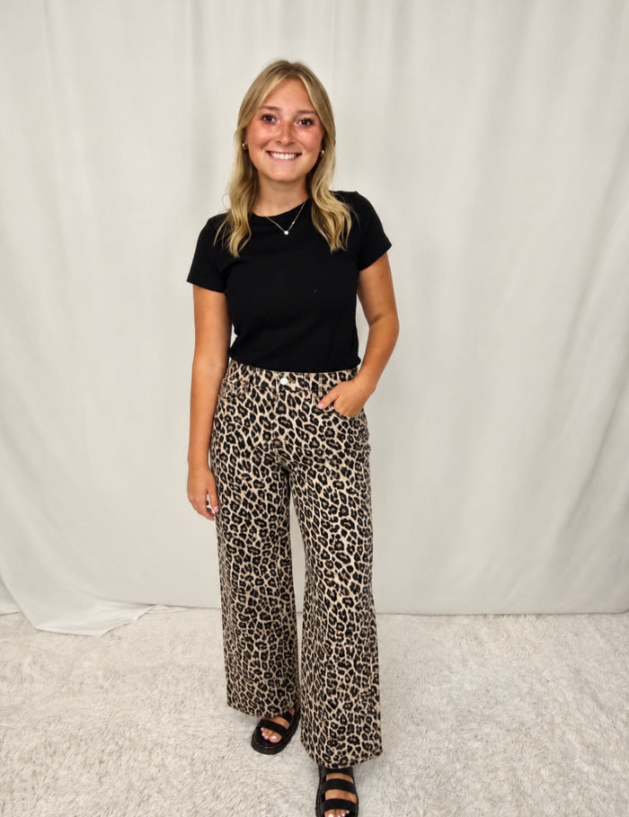 Lizy Leopard Jean