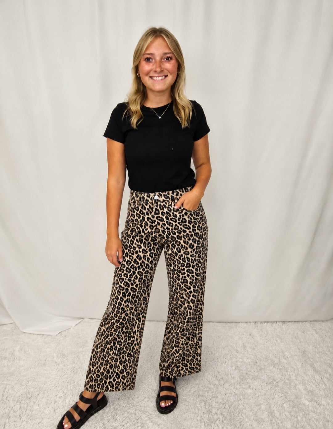 Lizy Leopard Jean