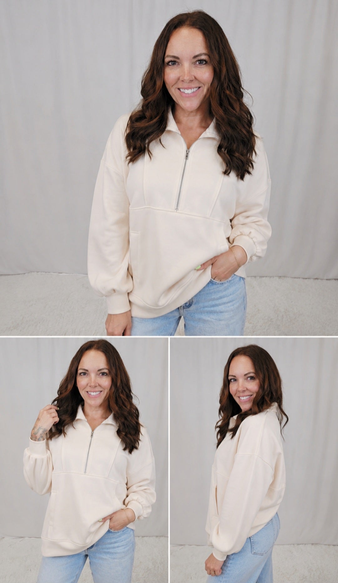 Estelle Half Zip Pullover