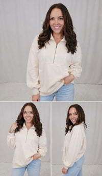 Estelle Half Zip Pullover