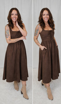 Mia Suede Dress