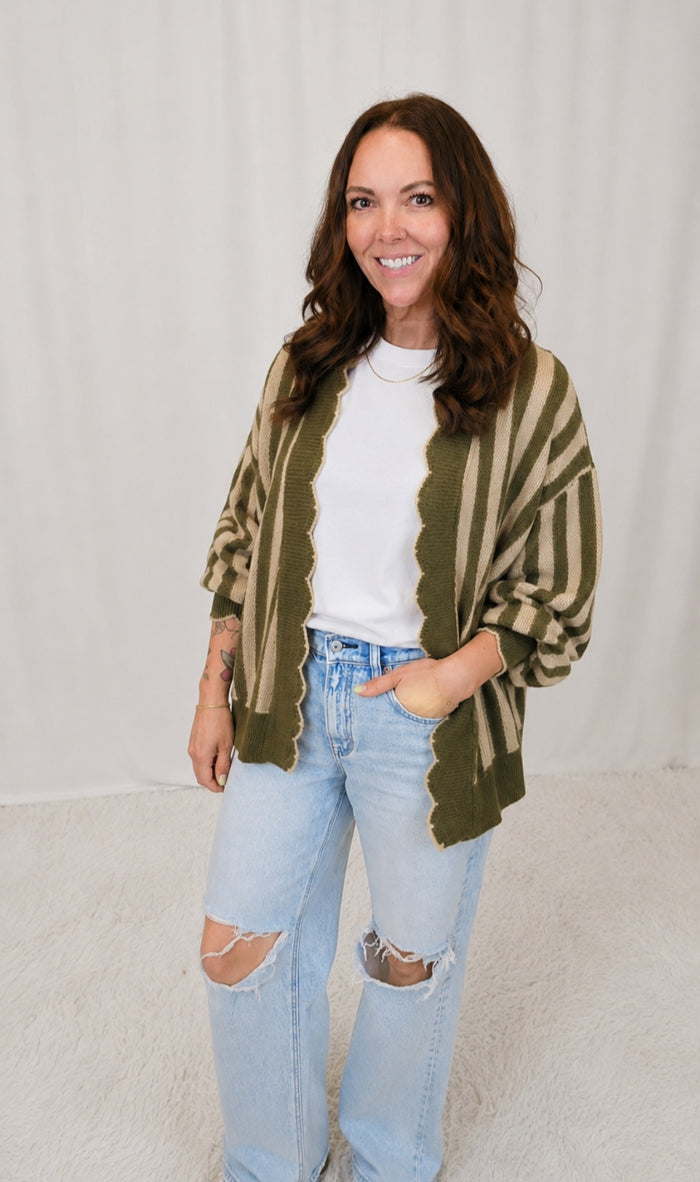 Oakley Scallop Cardigan