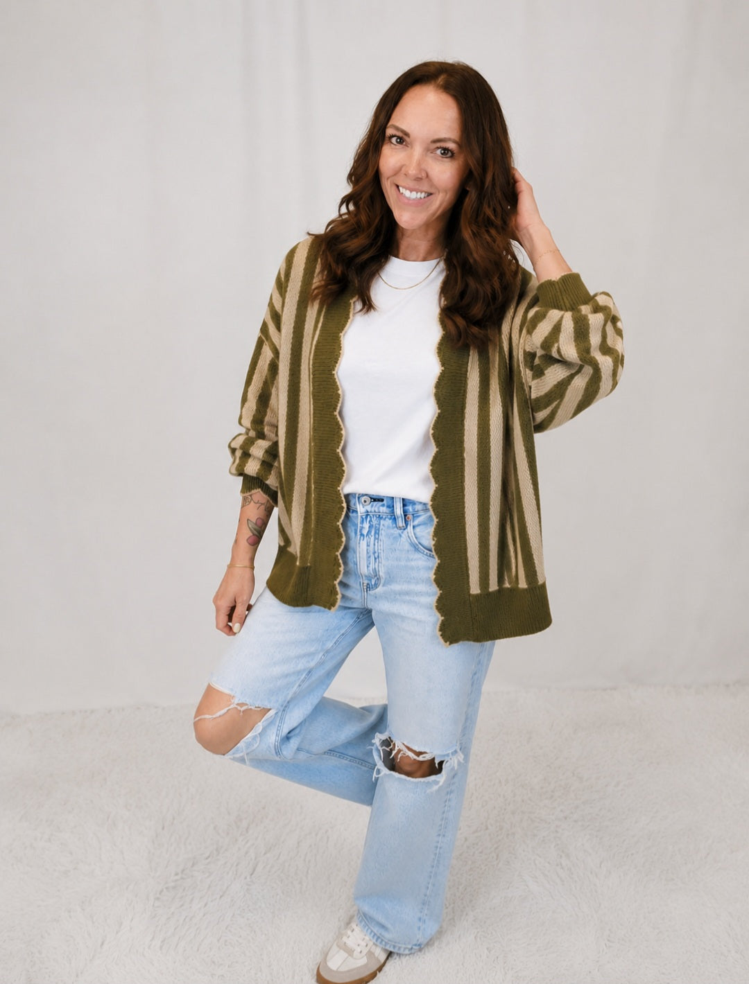Oakley Scallop Cardigan