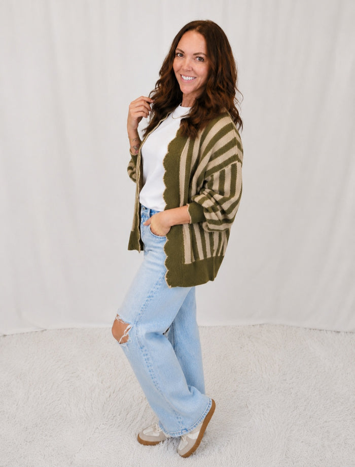 Oakley Scallop Cardigan