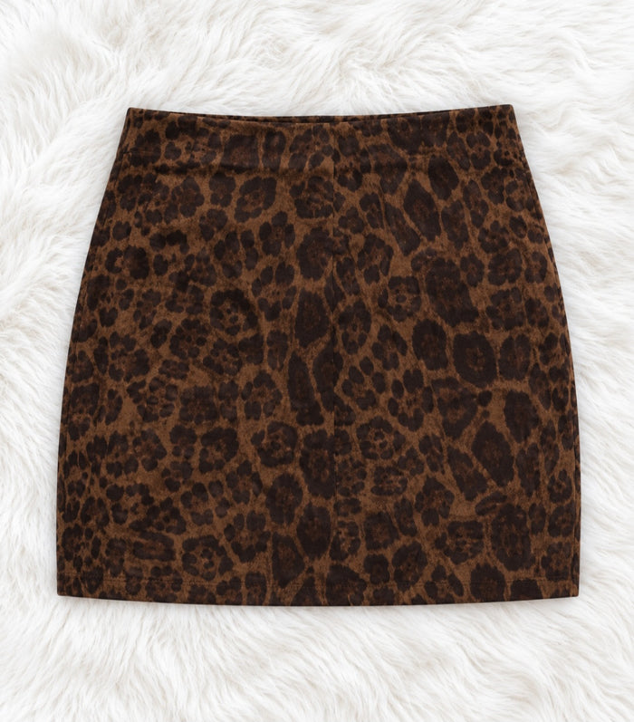 Freya Leopard Skirt