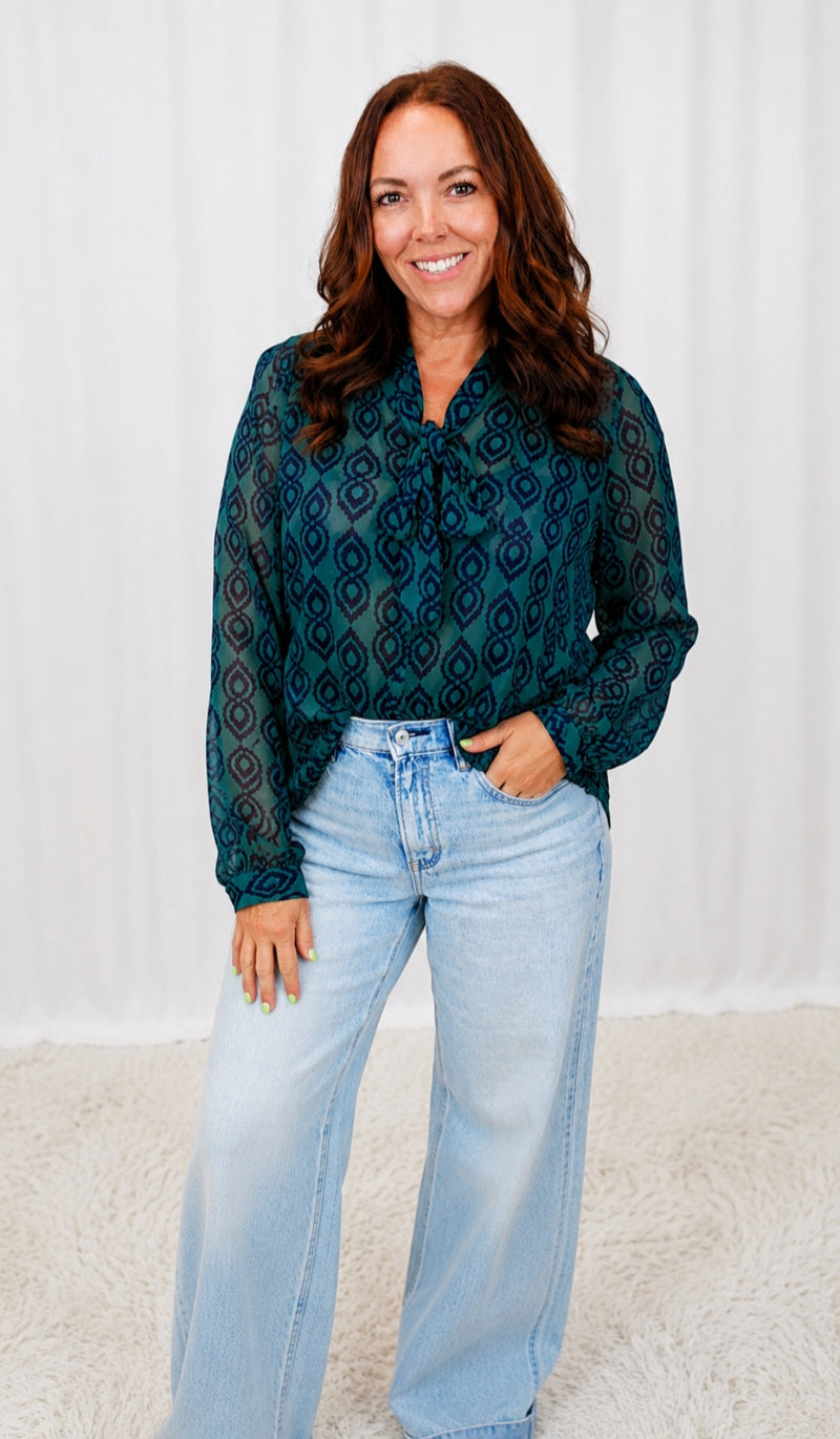 Cali Chiffon Blouse
