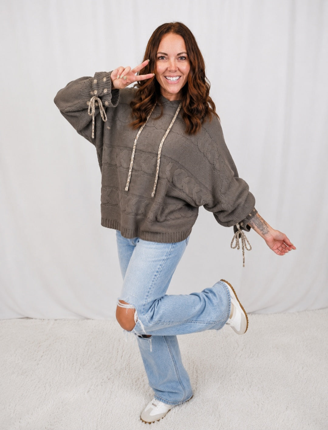 Balloon Sleeve Sweater