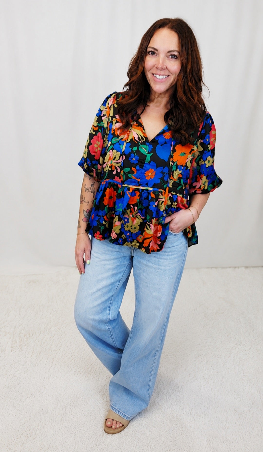 Floral Babydoll Top