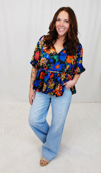 Floral Babydoll Top