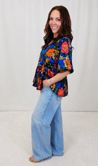 Floral Babydoll Top