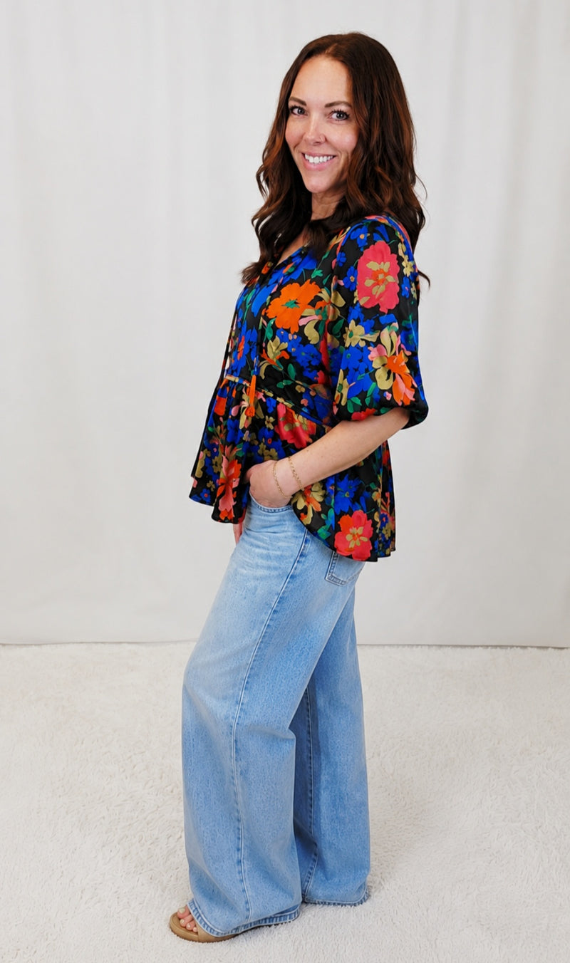 Floral Babydoll Top