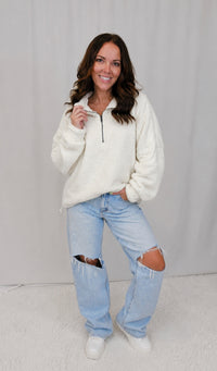 Cassie Cream Sherpa